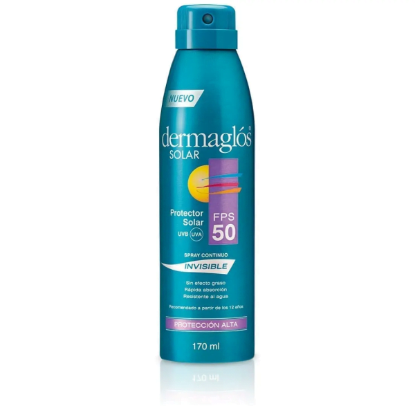 Protector Solar en Spray Invisible Dermaglos x 170ml