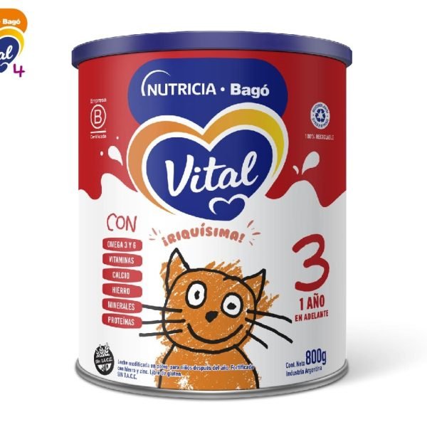 Vital 3 leche infantil en polvo x 800grs