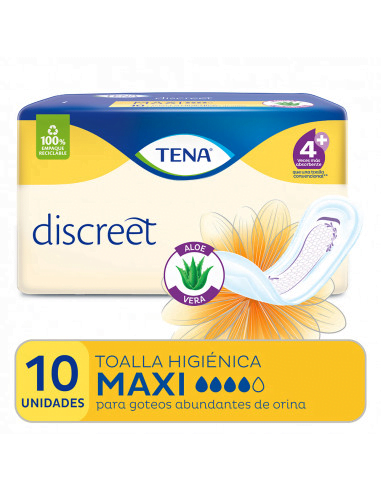 TENA Discreet Maxi Aloe Incontinencia x 10u