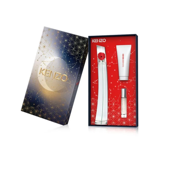 Perfume Cofre Flower By Kenzo Edp 3 Piezas