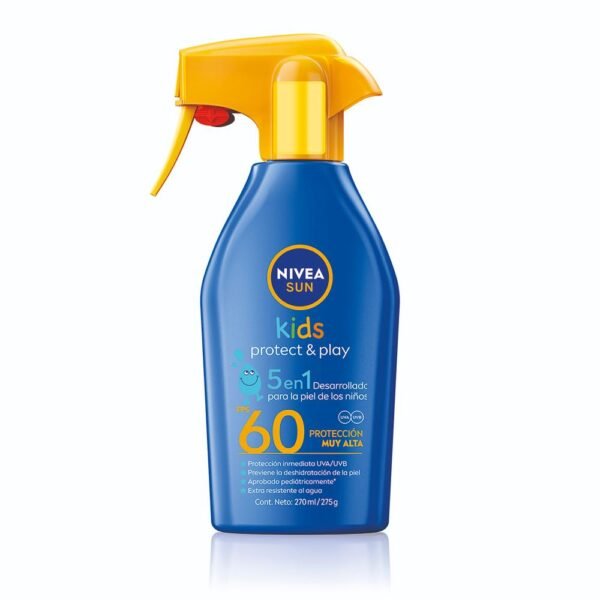 Protector solar NIVEA Protect & Play 5 en 1 Kids Trigger Fps60 x 270 ml