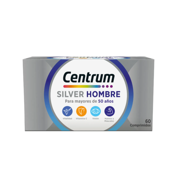 Centrum Silver Hombre Multivitamínico x 60 comprimidos