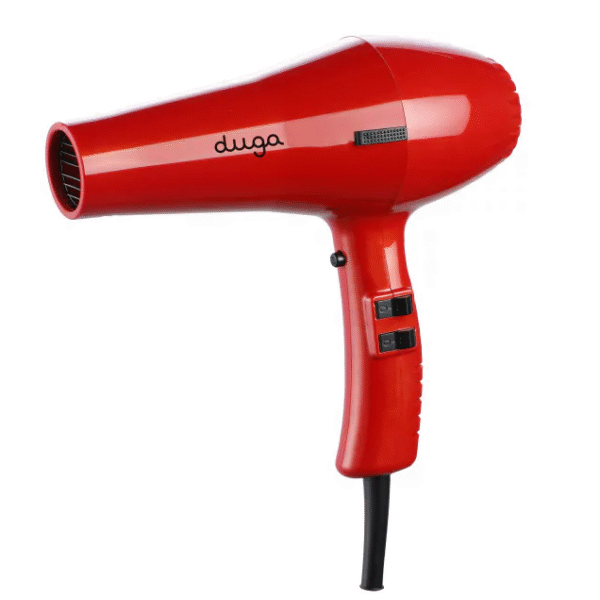 Secador de pelo profesional Duga D3600 Rojo - 2000w