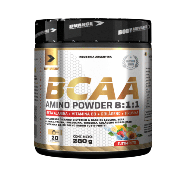 BCAA AMINO 8.1.1 Body Advance x280grs Sabor Tutti frutti