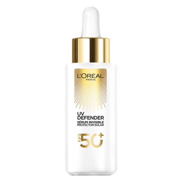Protector Solar L'Oréal Paris UV Defender Sérum Invisible FPS 50+ x 30 ml