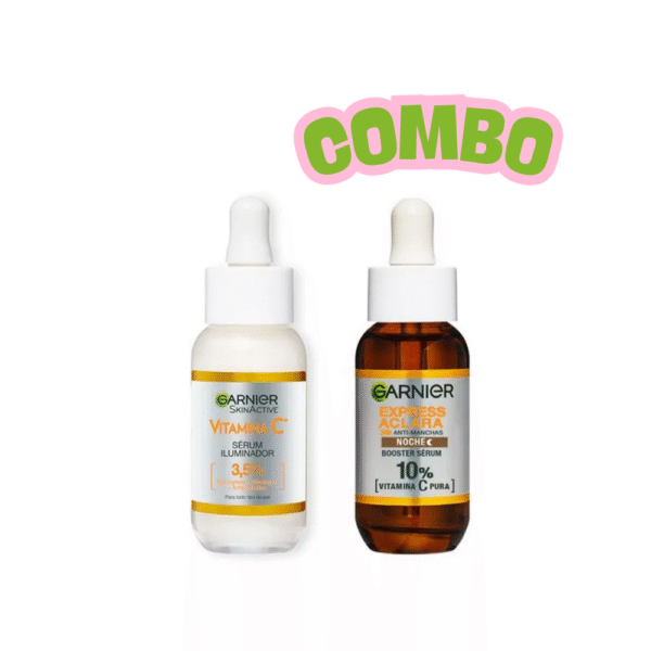Kit Garnier Serum Aclarante Dia y Noche