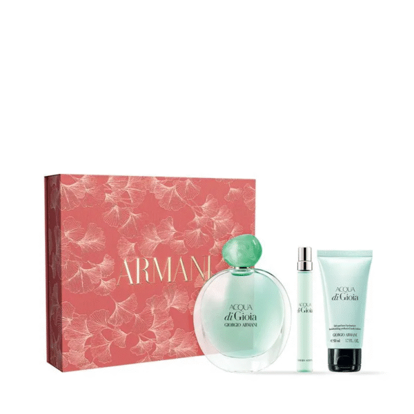 Cofre Armani Acqua Di Gioia EDP x 100ml + 10ml + Body Lotion