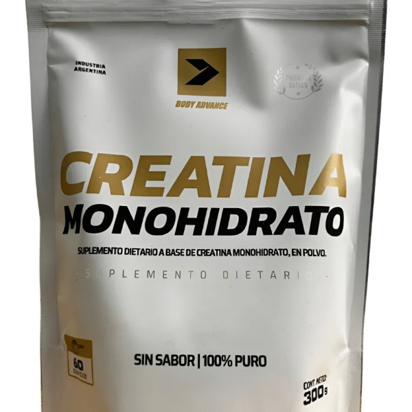 Creatina Monohidrato Pura Sin Sabor x 300g Body Advance